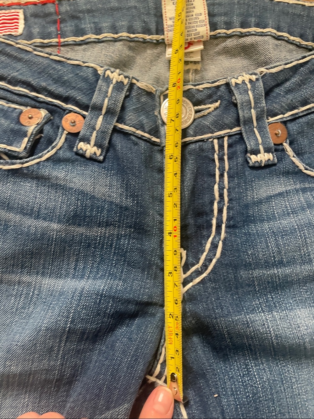 True Religion Women's Blue Bootcut Jeans - Picture 5 of 8